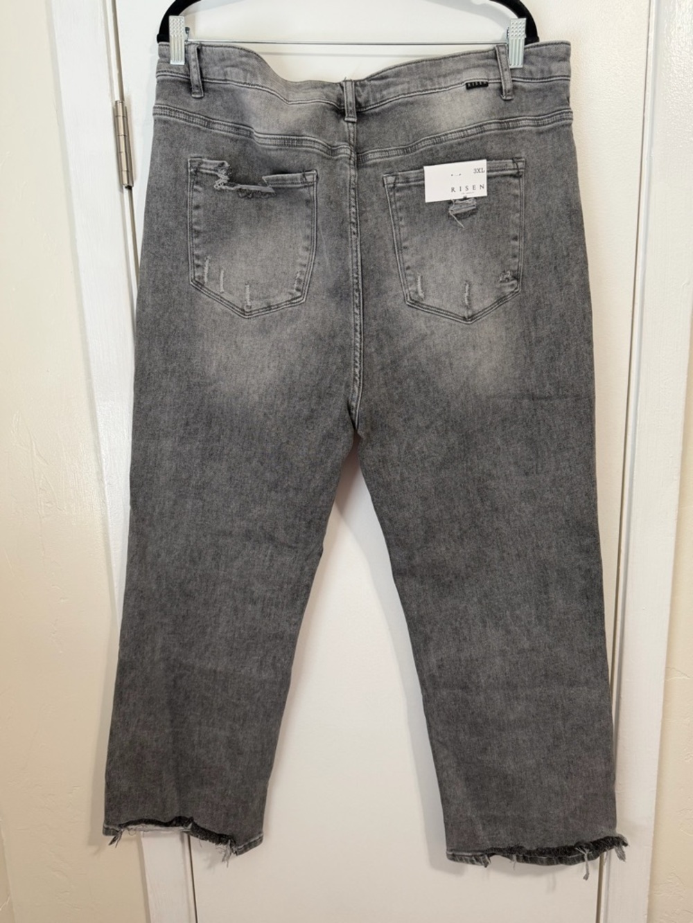 Risen High-Rise Faded Black Jeans - Picture 8 of 14